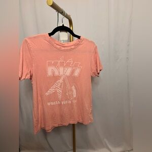 KISS Ladies Rock Band Graphic Tee Sz Small